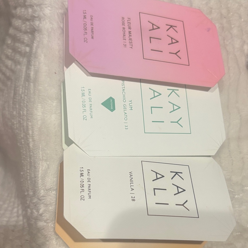 Women's Perfume Set - Pink, White, Cream
